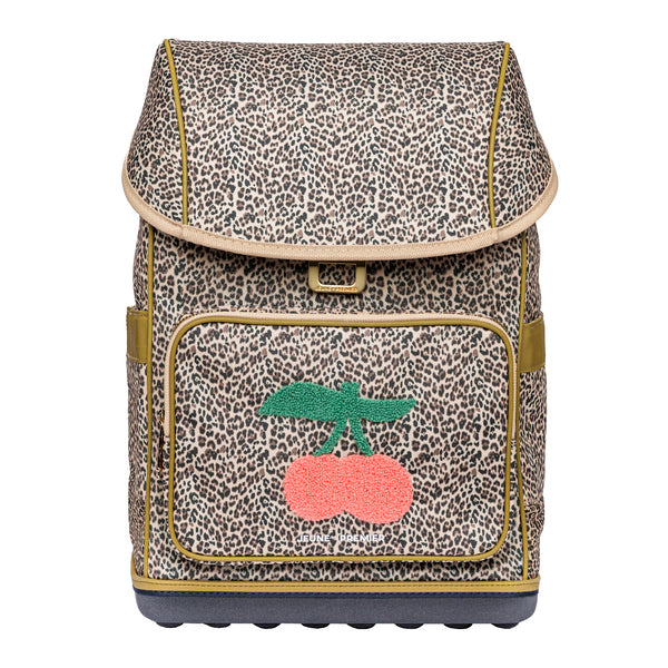 Discover the Ergomaxx Leopard Cherry, the most ergonomic and durable backpack in the world for girls aged 6 to 10.