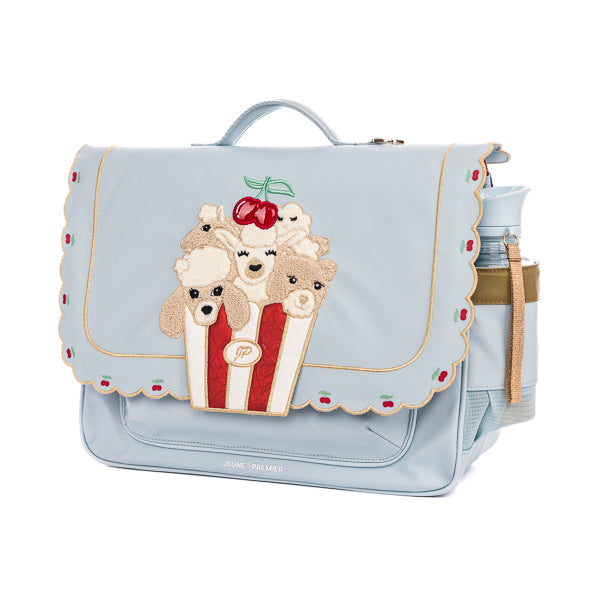 Trendy schoolbag for children from 6 to 8 years old. This Jeune Premier It Bag Midi Popcorn is a real back-to-school essential.