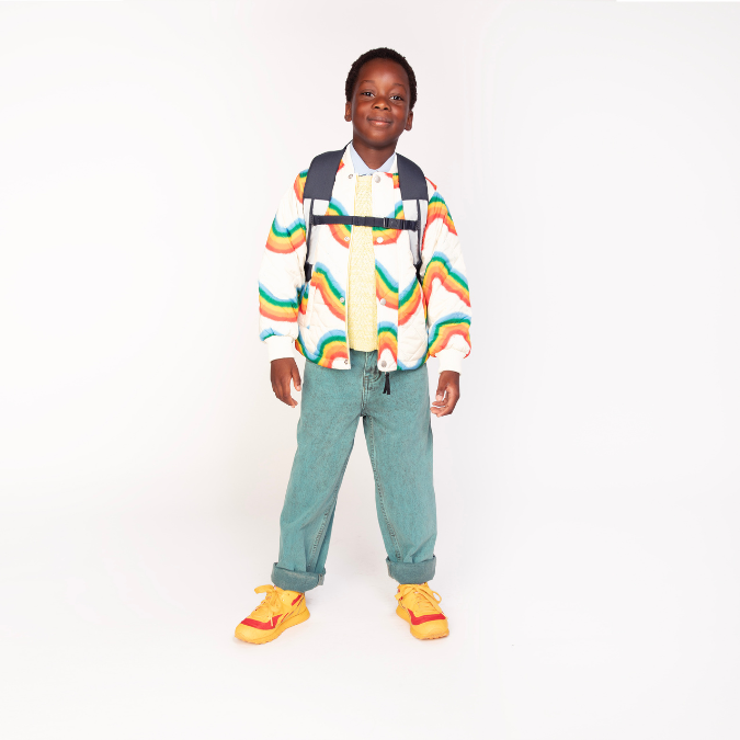 Trendy backpack for children from 6 years. The Jeune Premier New Bobbie Skate is a rework of the classic Bobbie model.