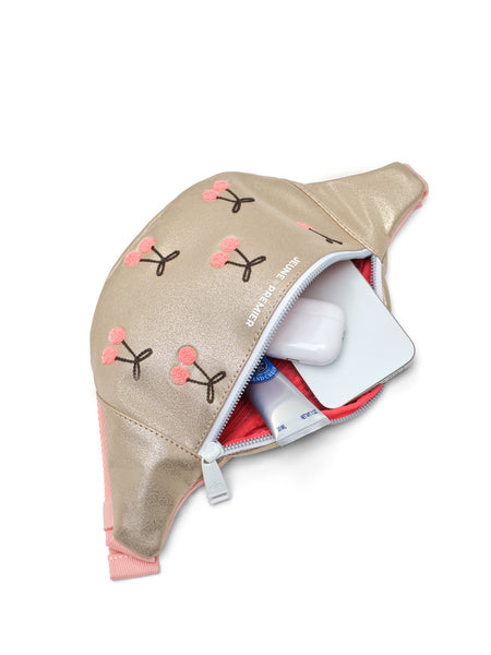 Cute Jeune Premier Cherry Pompon fanny pack to spice up every outfit.