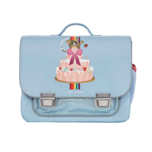 Trendy schoolbag for children from 6 to 8 years old. This Jeune Premier It Bag Midi Cake is a real back-to-school essential.