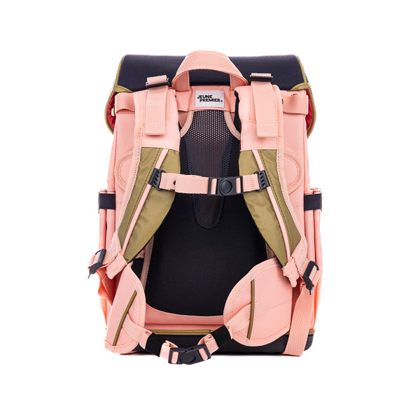 Ergonomic Jeune Premier backpack Pet-à-Porter for children from 6 years. Looking for a bag with beauty and brains? The load-bearing system transfers 50% of the weight to the hips.