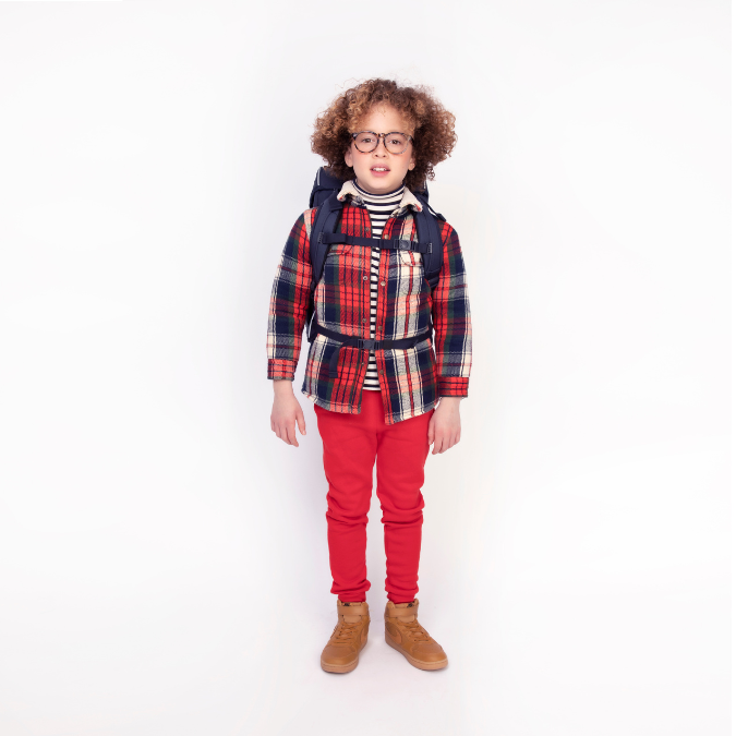 Discover the Ergomaxx, the most ergonomic backpack in the world for boys aged 6 to 10. The Mr. Gadget design full of cool gadgets is a Jeune Premier bestseller for boys.