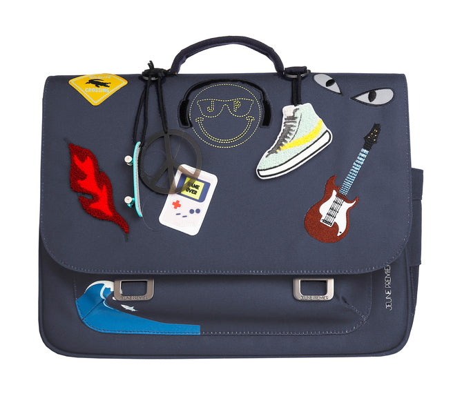 the It Bag Midi schoolbag is a true back-to-school essential. The Mr. Gadget design full of cool gadgets is Jeune Premier's all-time bestseller for boys.
