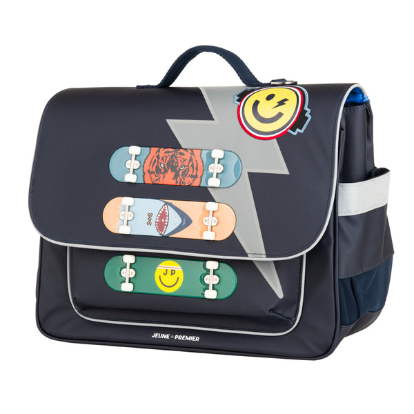 Trendy schoolbag for children from 6 to 8 years old. This Jeune Premier It Bag Midi Skate is a real back-to-school essential.