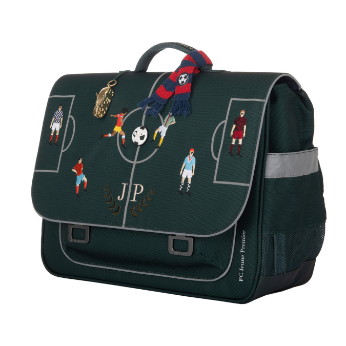 Check out the Jeune Premier bestseller: the It Bag Midi schoolbag, a true back-to-school essential. This high quality schoolbag with dark green FC Jeune Premier design is ideal for boys aged 6 to 8 years.