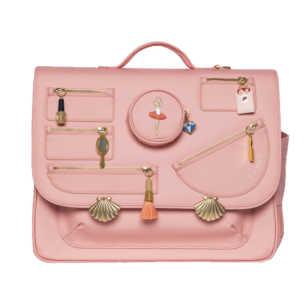 Trendy schoolbag for girls from 6 to 8 years. This It Bag Midi Jewellery Box Pink is a real back-to-school essential.