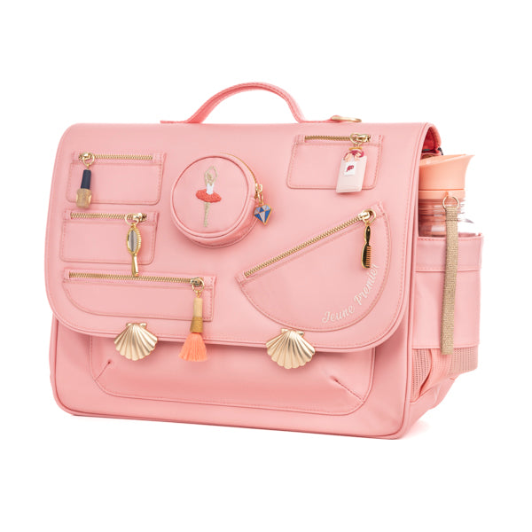 Trendy schoolbag for girls from 6 to 8 years. This It Bag Midi Jewellery Box Pink is a real back-to-school essential.