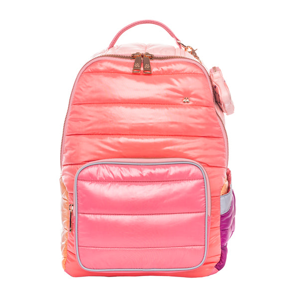 Trendy backpack for children from 6 years. The New Bobbie Puffer Pink is a rework of the classic Bobbie model.