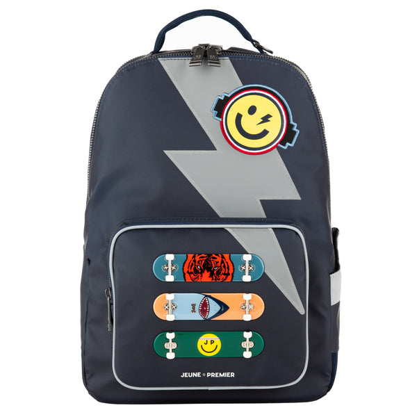 Trendy backpack for children from 6 years. The Jeune Premier New Bobbie Skate is a rework of the classic Bobbie model.
