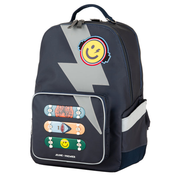 Trendy backpack for children from 6 years. The Jeune Premier New Bobbie Skate is a rework of the classic Bobbie model.