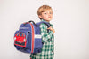 Toddler with Jeune Premier Ralphie Porsche backpack - lifestyle