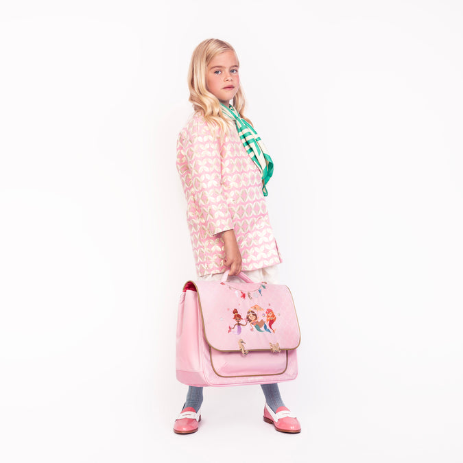 Jeune Premier It Bag Midi Mermaids – ergonomic school bag for girls aged 6–8, mermaid print