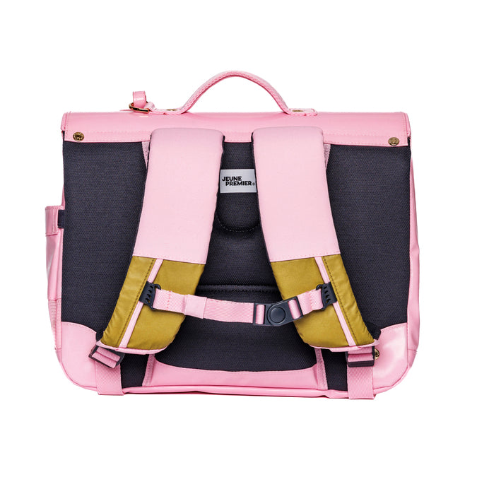 Jeune Premier It Bag Midi Blush back view with ergonomic EVA panel and adjustable straps