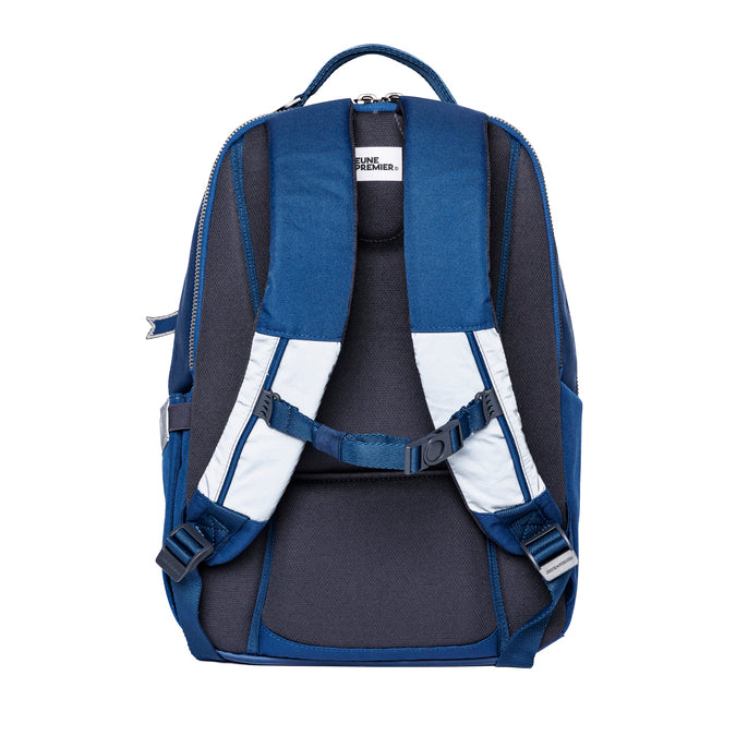 Jeune Premier New Bobbie Supercats ergonomic school backpack for boys, front view