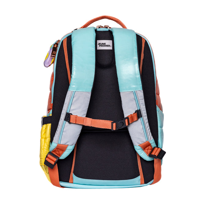 Jeune Premier New Bobbie Puffer Pastel Party – ergonomic school backpack for girls aged 6+