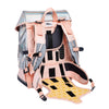 Metallic Ergomaxx Magic Elf ergonomic backpack by Jeune Premier with fairy illustration for girls from first grade
