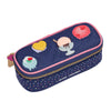Jeune Premier Pencil Box Disco Dip with colorful polka dots and dessert motifs for girls