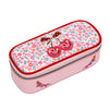 Jeune Premier Pencil Box Berry Cute with cherry embroidery and floral pattern for girls