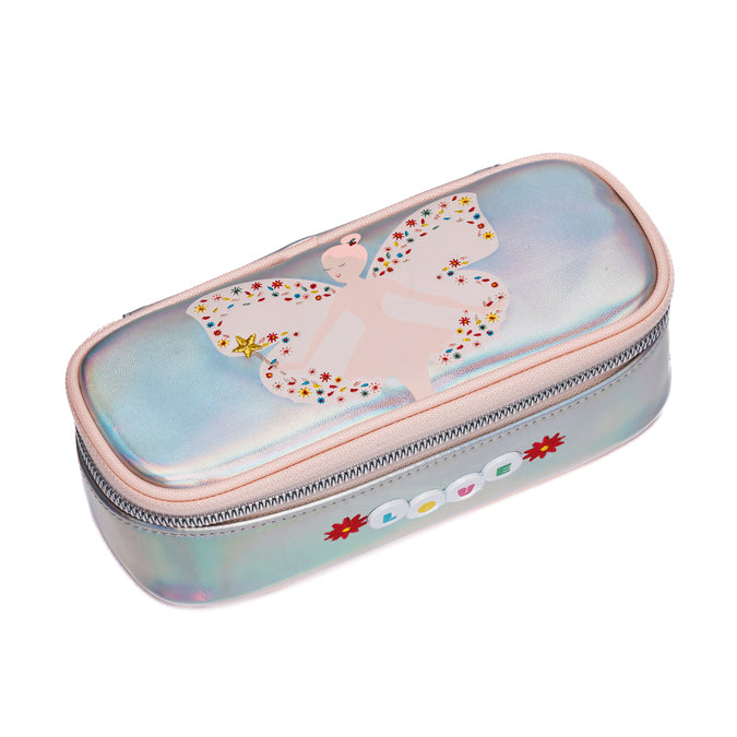 Jeune Premier Pencil Box Magic Elf with holographic finish and fairy design for girls
