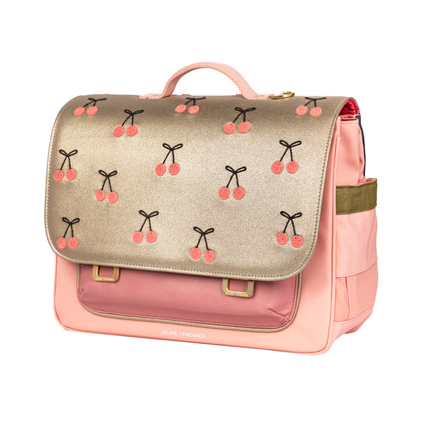 NEW ! Limited Midi Set with your favourite Midi and matching City Bag & Pencil Box. Design: Cherry Pompon.
