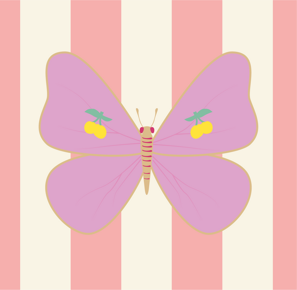 Labels Package - Butterfly Stripe