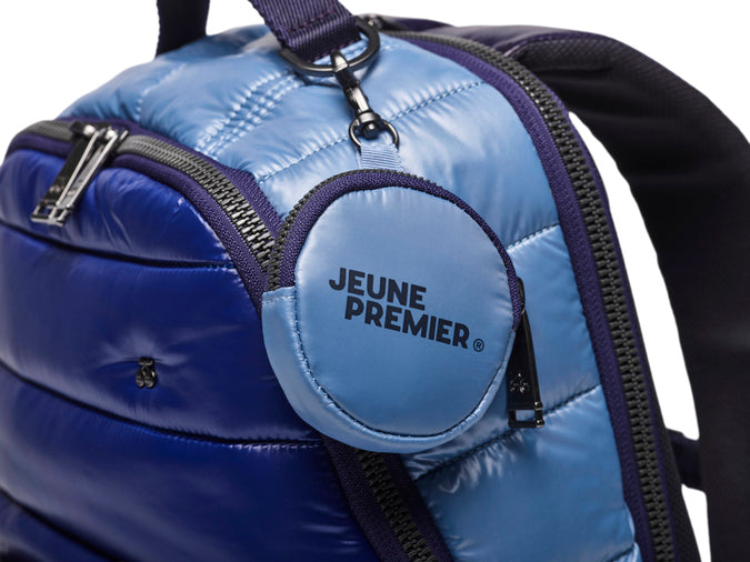 Jeune Premier New Bobbie school backpack Puffer Blue - detail view