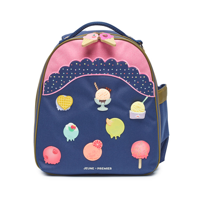 Jeune Premier Backpack Ralphie Disco Dip – ergonomic toddler backpack for girls aged 2–5