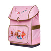 Pink Ergomaxx Mermaids ergonomic backpack by Jeune Premier with mermaid illustrations for girls from first grade
