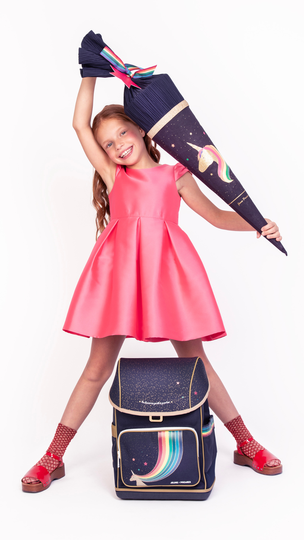 Jeune Premier neue Schultüte Unicorn Gold