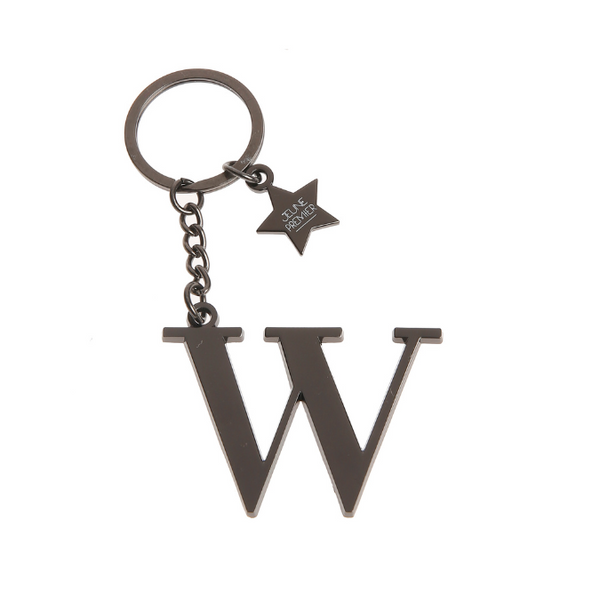 Keychain Letter Black - W