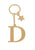 Keychain Letter Gold - D