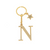 Keychain Letter Gold - N