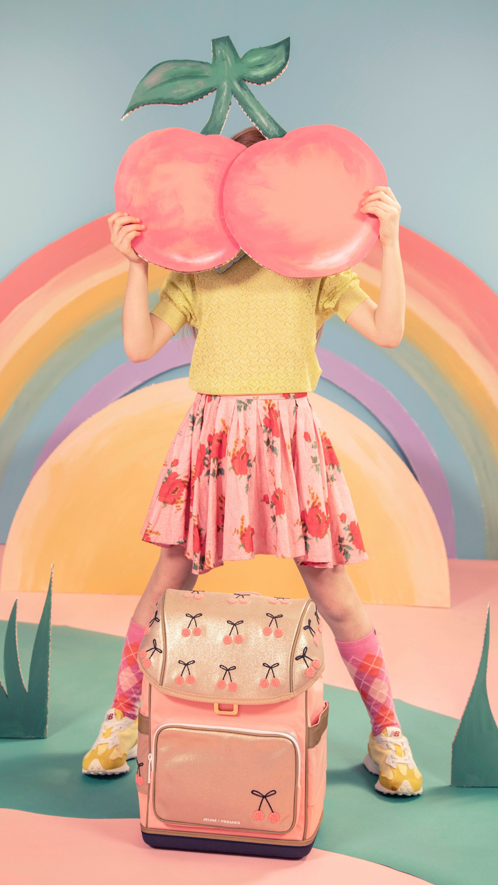 Ergomaxx Rucksack Cherry Pompon Jeune Premier