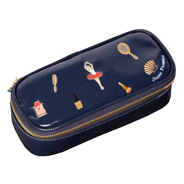 Federmappen Box - Jewellery Box Navy