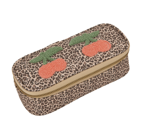 Pencil Box - Leopard Cherry