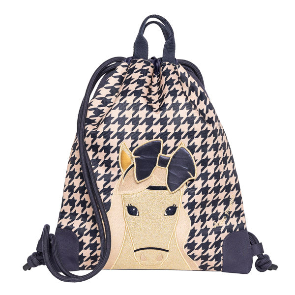 Check out the multifunctional Jeune Premier Houndstooth Horse City Bag that can be used as a swimming bag, sports bag or fashion accessory, for any age and any occasion!